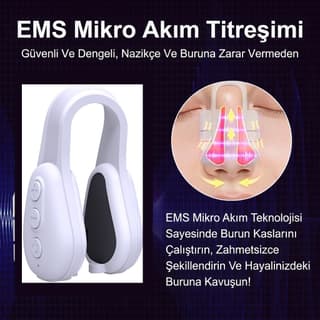 EMS Burun Şekillendirici: Profesyonel Burun Kaldırma ve Daraltma Cihazı - 12