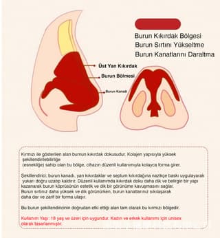 EMS Burun Şekillendirici: Profesyonel Burun Kaldırma ve Daraltma Cihazı - 2